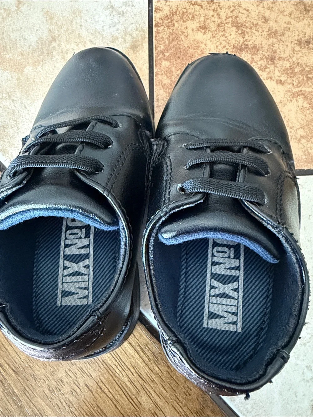 Mix No. 6 Kids Black Dress Shoes
